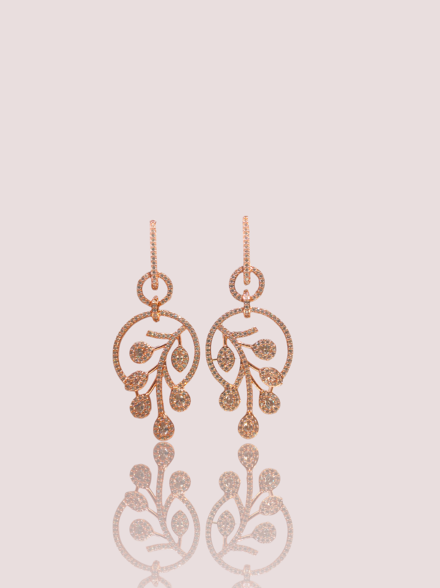 AD Rose Gold earings TH2014