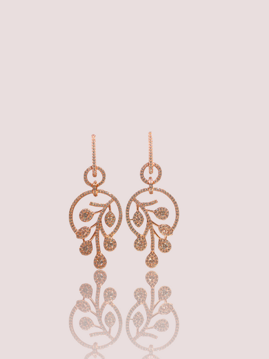 AD Rose Gold earings TH2014