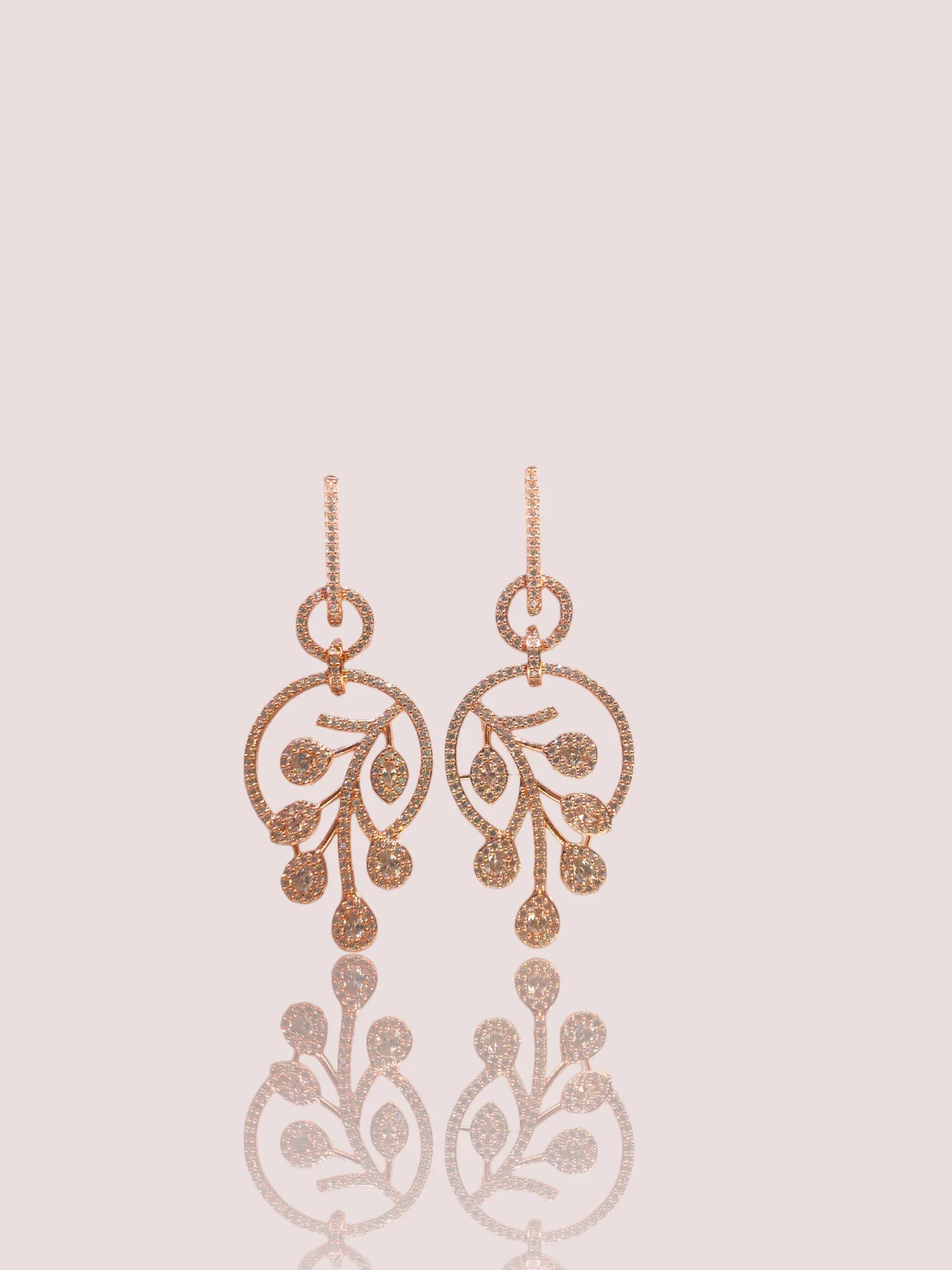 AD Rose Gold earings TH2014