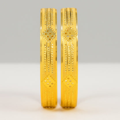 Anjali Gold Plated 2pc Bangles Set, GB03