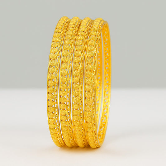 Anjali Gold Plated 4pc Bangles set, GB02