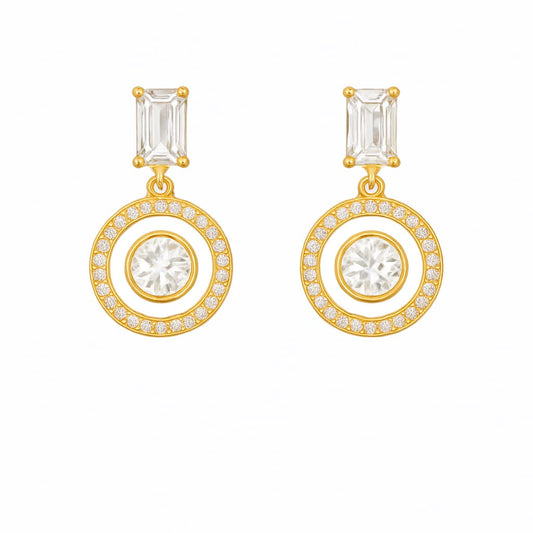 Ad rose gold Drop earing