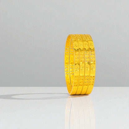 Anjali Gold Plated 4pc Bangles set, GB04